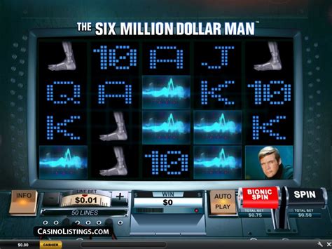 six million dollar man slot|The Six Million Dollar Man > Play for Free + Real Money Offer .